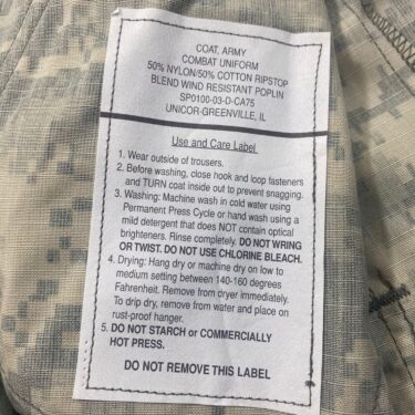 acu combat uniform shirt x large long new clg4012 (10)
