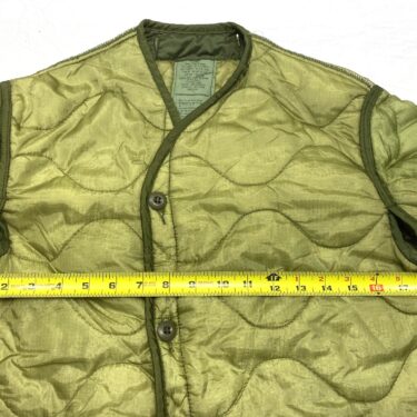 m 65 field jacket liner original gi x small used clg4028 (2)