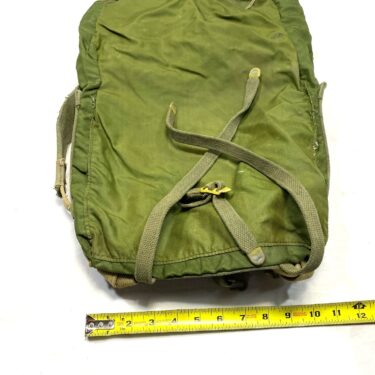 usmc haversack top pack vietnam nylon canvas used condition pak4022 (6)