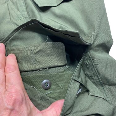 vietnam jungle fatigues rip stop pants x small regular clg4025 (7)