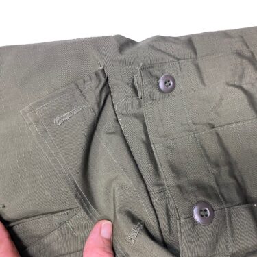 vietnam jungle fatigues rip stop pants x small regular clg4025 (8)
