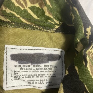 vietnam tigerstripe shirt will fade size small clg4018 (4)