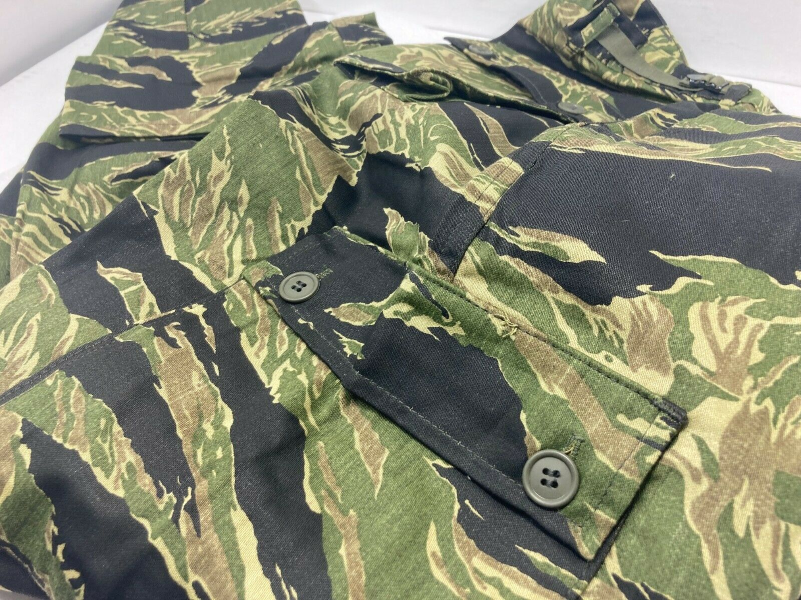 xl vietnam tigerstripe pants will fade button fly clg1330 1