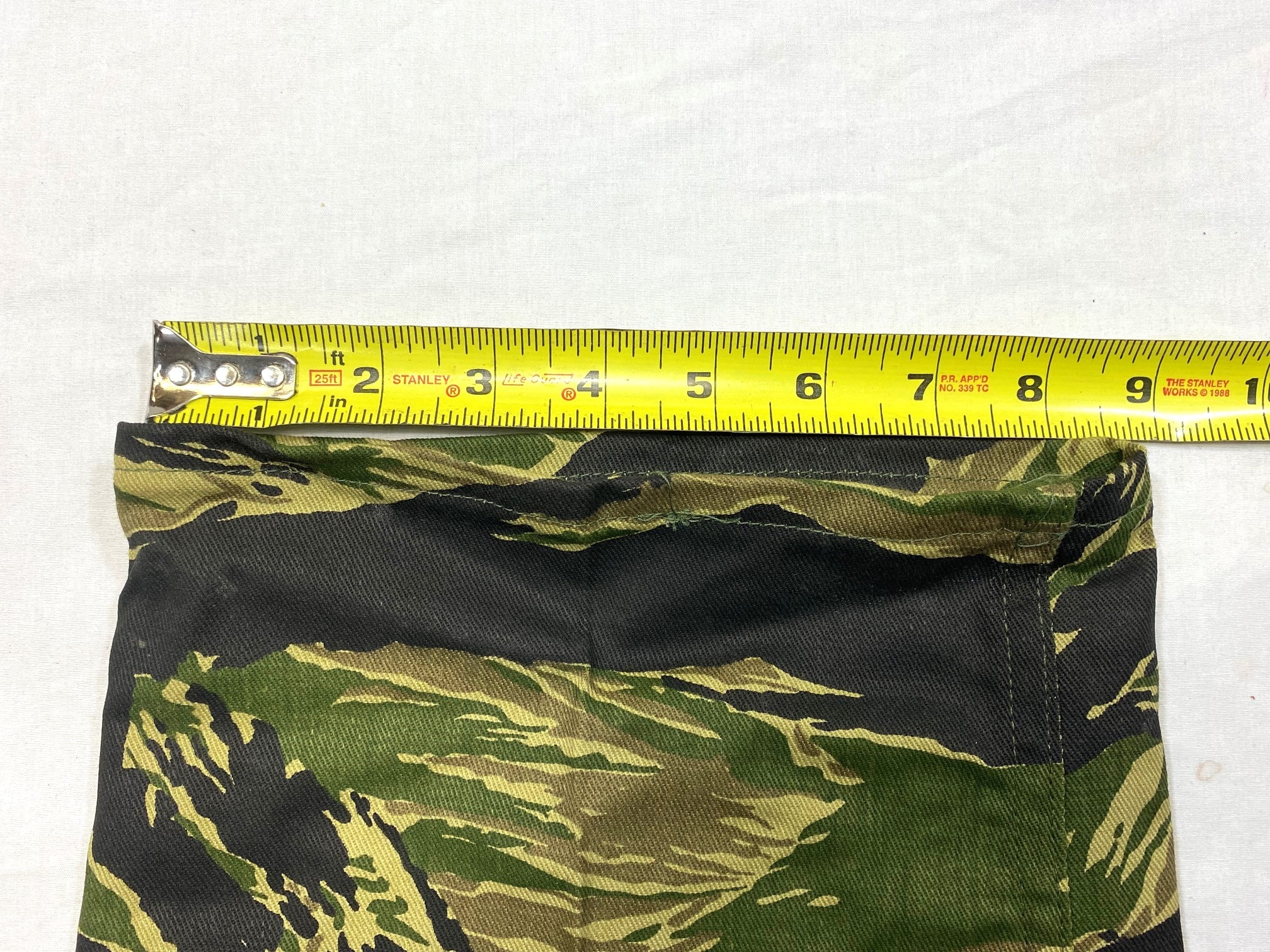 xl vietnam tigerstripe pants will fade button fly clg1330 7
