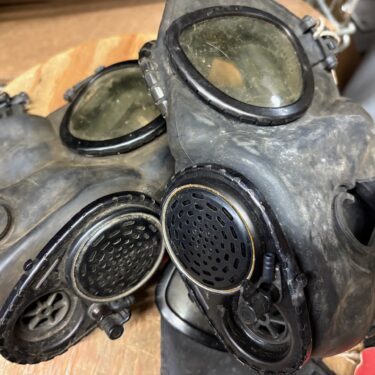 m 17 gas mask used and abused demil 3 pack x