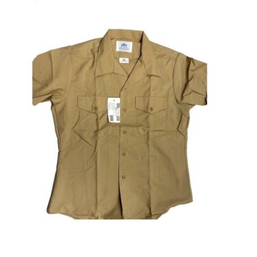 navy khaki shirt short sleeve 16 1 2 new clg4033 (1)
