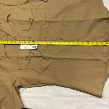 navy khaki shirt short sleeve 16 1 2 new clg4033 (2)