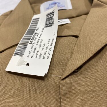 navy khaki shirt short sleeve 16 1 2 new clg4033 (6)