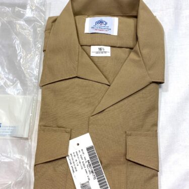 navy khaki shirt short sleeve 16 1 2 new clg4033 (8)