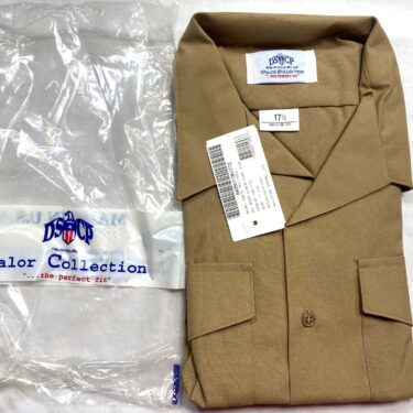 navy khaki shirt short sleeve 17 1 2 new clg4035 (9)