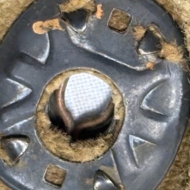 USMC WW2 Canteen Cover, Semi Circle Stamped 524 ony51 (13)