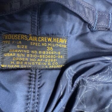 f1a flight trousers aircrew heavy zone size 36 1 only ony52 (8)