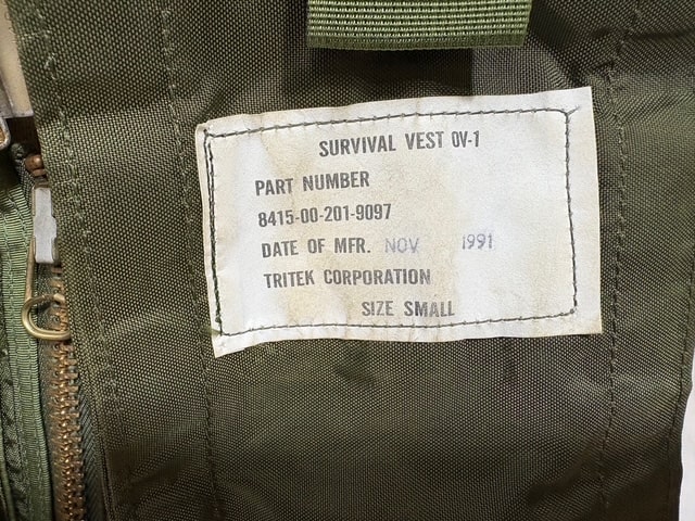 survival vest ov 1 small 1 only ony63 (9)