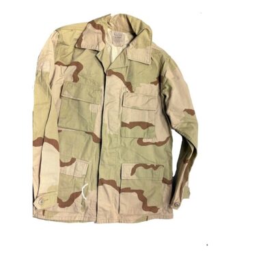 used 3 color desert camo dcu bdu shirt fair condition clg4055 (1)
