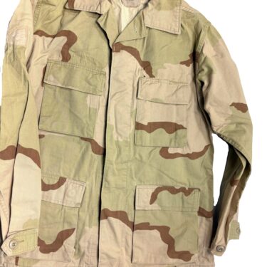 used 3 color desert camo dcu bdu shirt fair condition clg4055 (7)