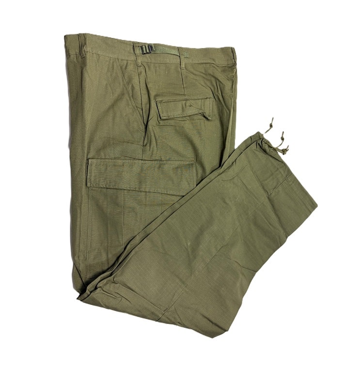 vietnam jungle fatigues rip stop pants large long clg4061 x (1)