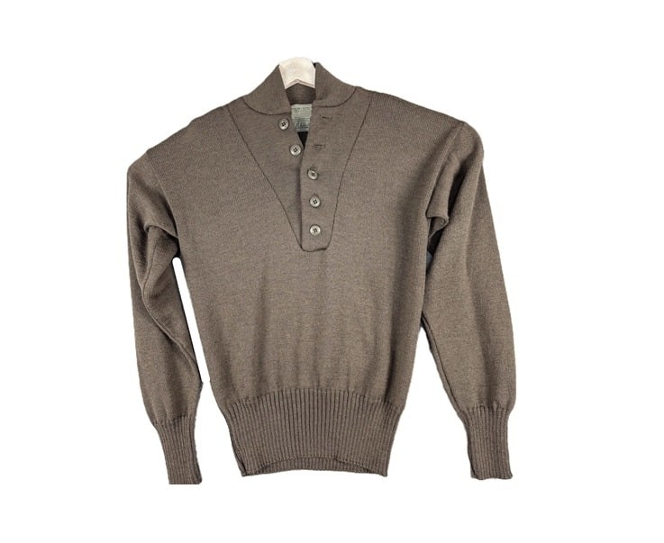 army 5 button wool bdu sweater medium clg4066 (1)