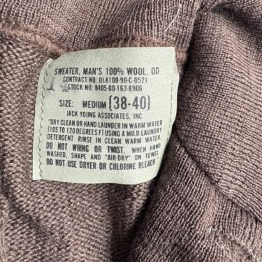 army 5 button wool bdu sweater medium clg4066 (8)