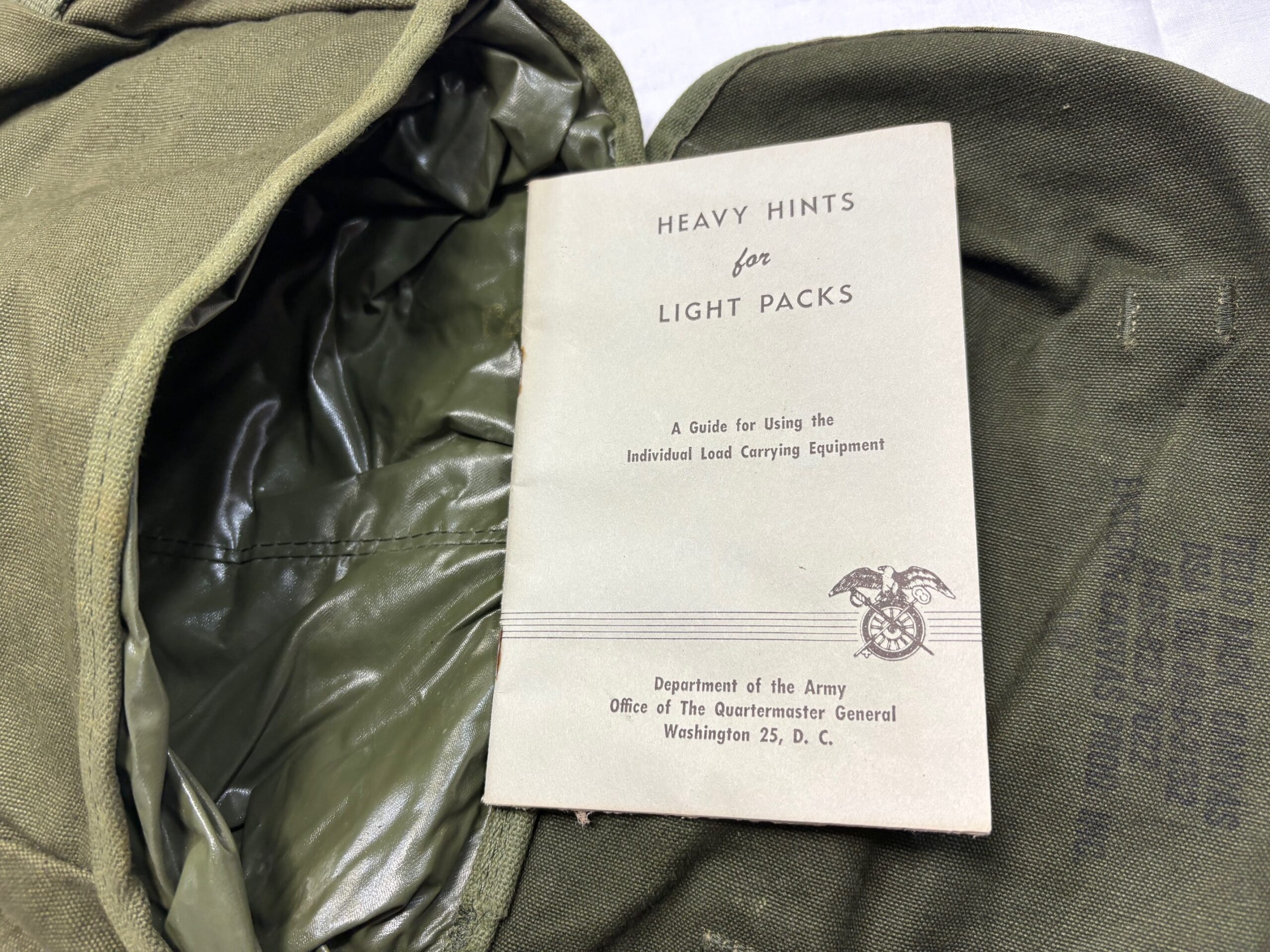 m 1961 vietnam buttpack with manual 1969 1 only ony75 (10)