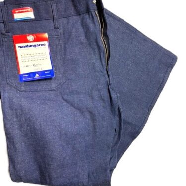 navy dungaree bell bottom 44 x 32 clg4067 (12)