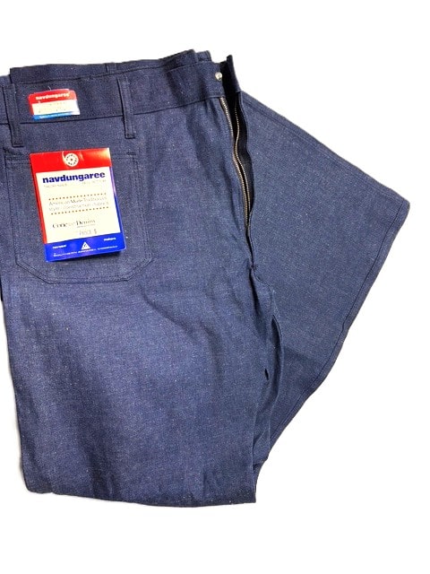 navy dungaree bell bottom 44 x 32 clg4067 (12)