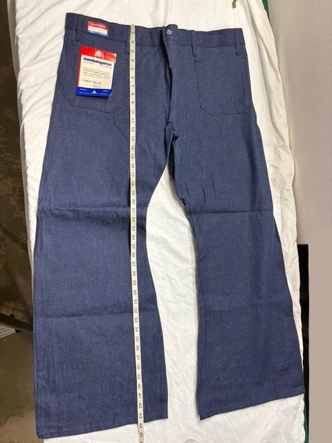 navy dungaree bell bottom 44 x 32 clg4067 (2)