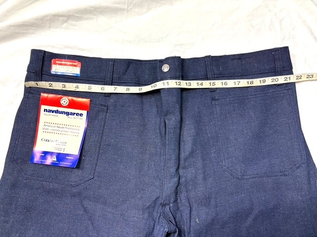 navy dungaree bell bottom 44 x 32 clg4067 (4)