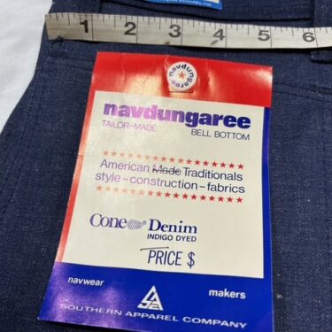 navy dungaree bell bottom 44 x 32 clg4067 (5)