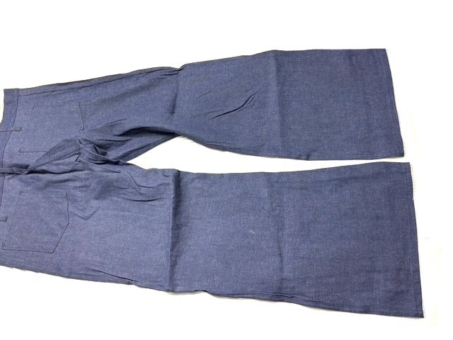 navy dungaree bell bottom 44 x 32 clg4067 (9)
