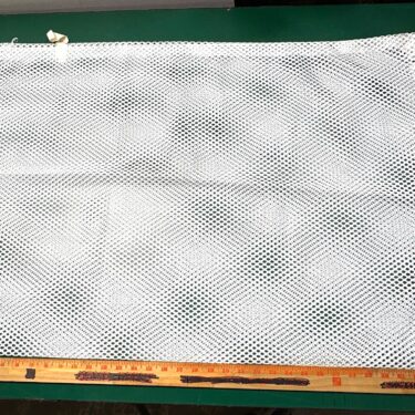 white mesh laundry bag new bag4065 (4)