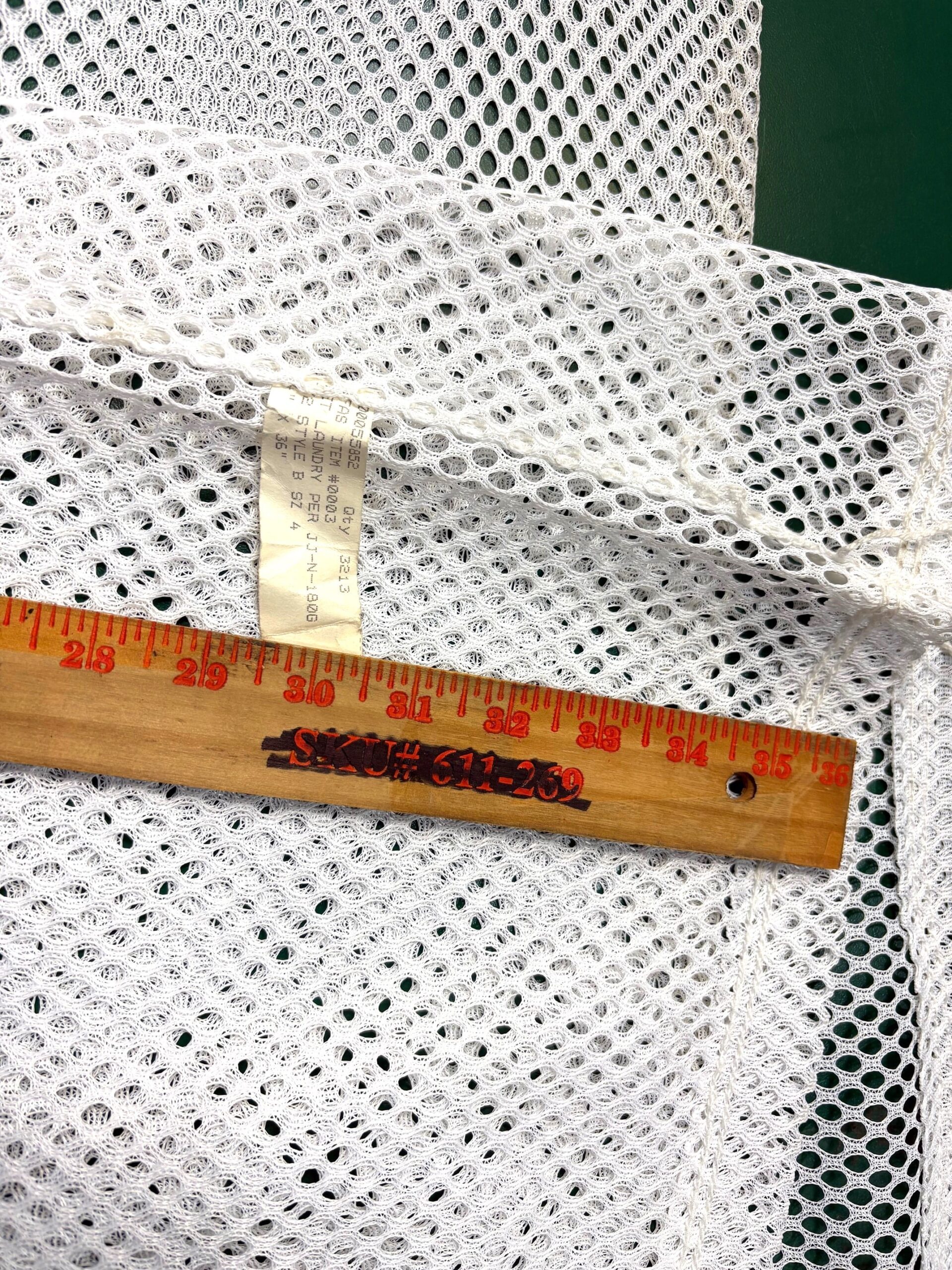 white mesh laundry bag new bag4065 (6)