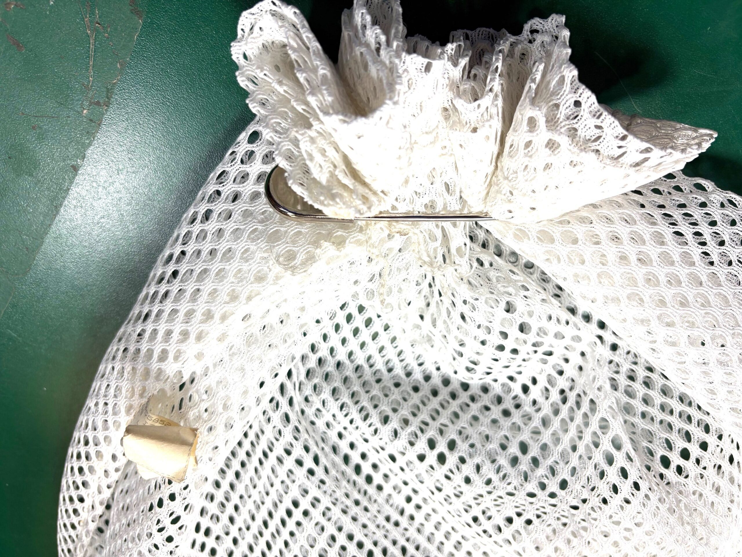 white mesh laundry bag new bag4065 (9)