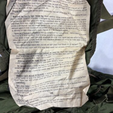 vietnam light weight rucksack no frame best condition used ony76 (7)