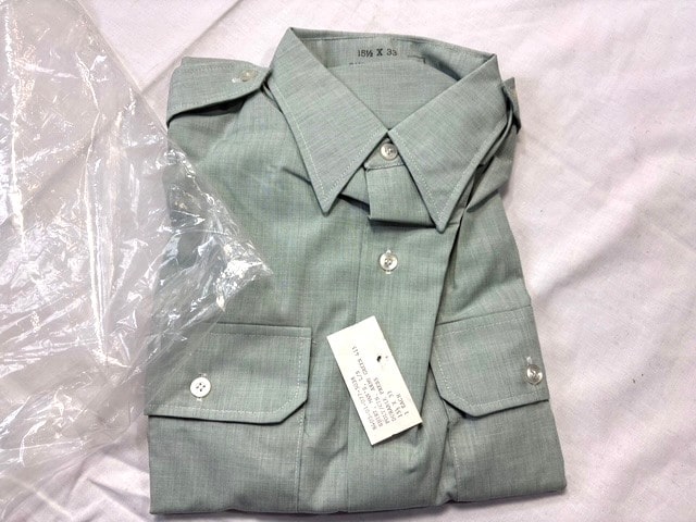 army class a dress shirt 15 1 2 x 33 long sleeve clg4075 x (3)