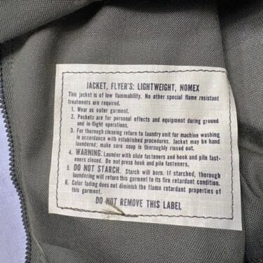 flyers jacket nylon nomex xsmall regular clg4076 (6)