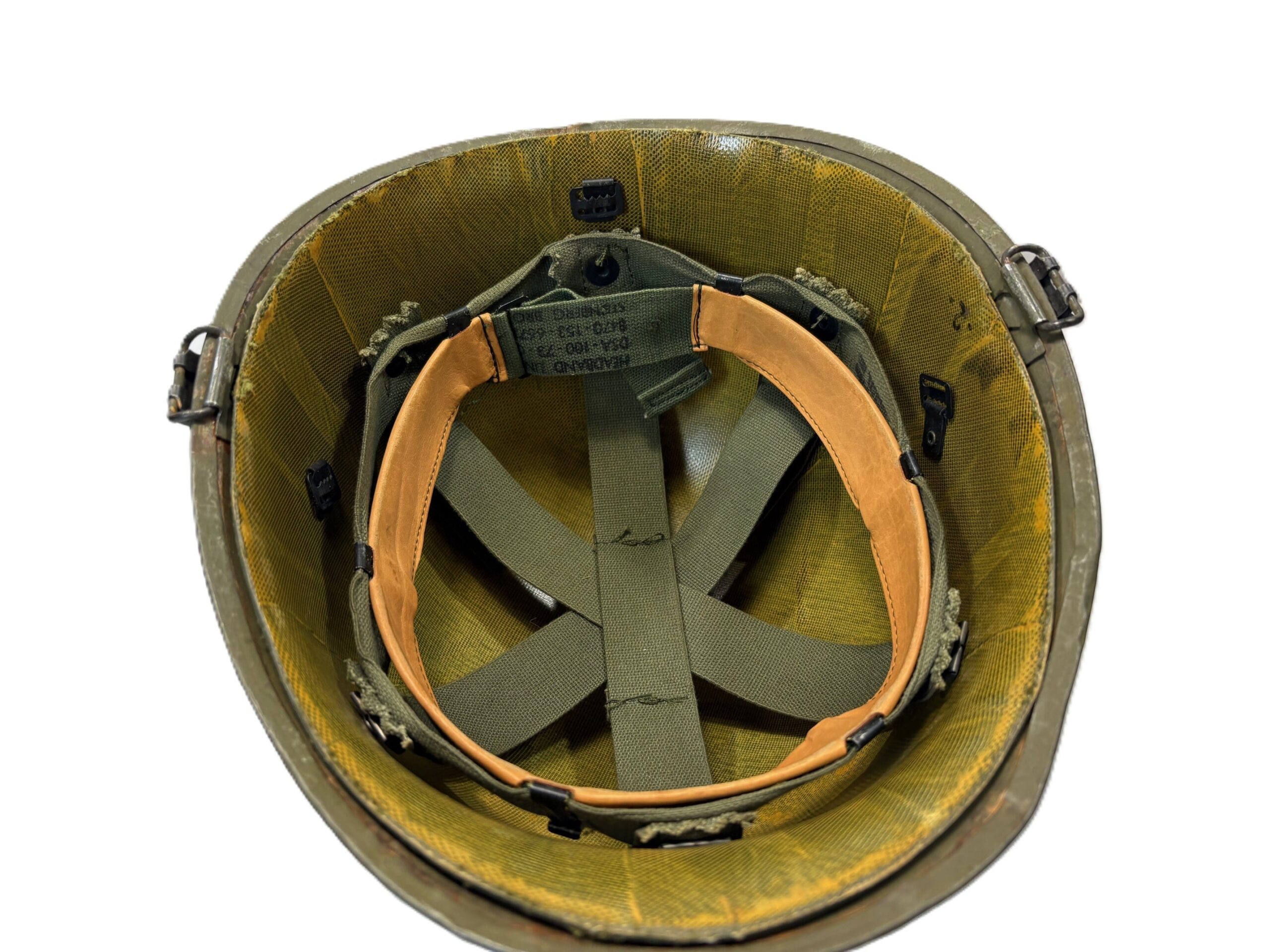 vietnam helmet and liner no cover grade # 1 hed4078 (5)