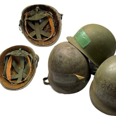 vietnam helmet and liner no cover grade # 2 hed4079 x