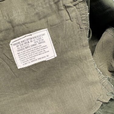 vietnam jungle fatigue rs pants large regular used 1 only ony78 x (11)