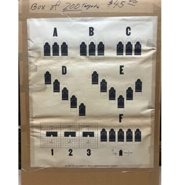 rifle targets 200 per box msc4086 (x)