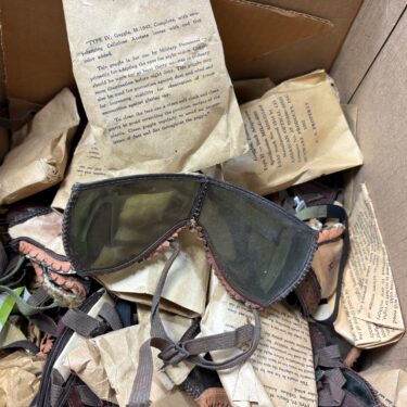ww2 m 1943 non polarized ski goggles rough hed1691 (3)