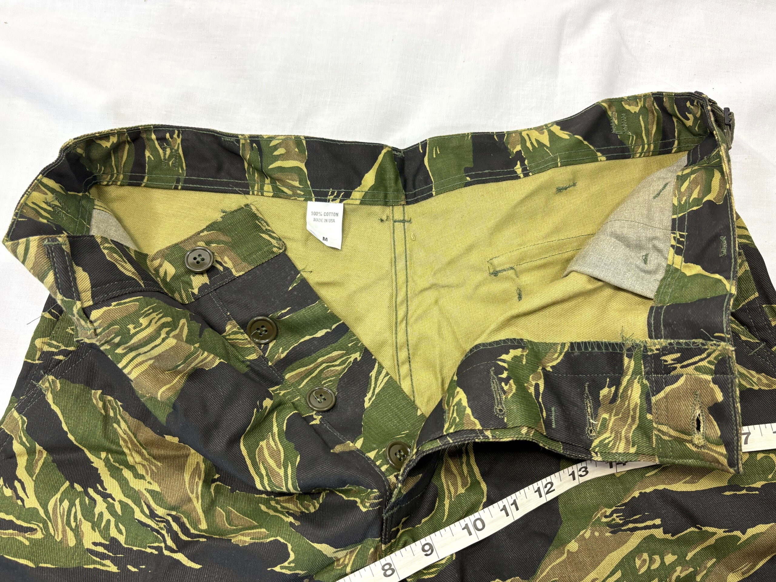 vietnam tigerstripe pants will fade size medium brown clg4090 (7)