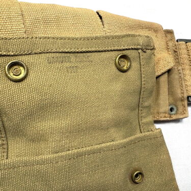 ww1 us cartridge ammo belt 1918 dated w 3 pouches 1 only ony83 (3)
