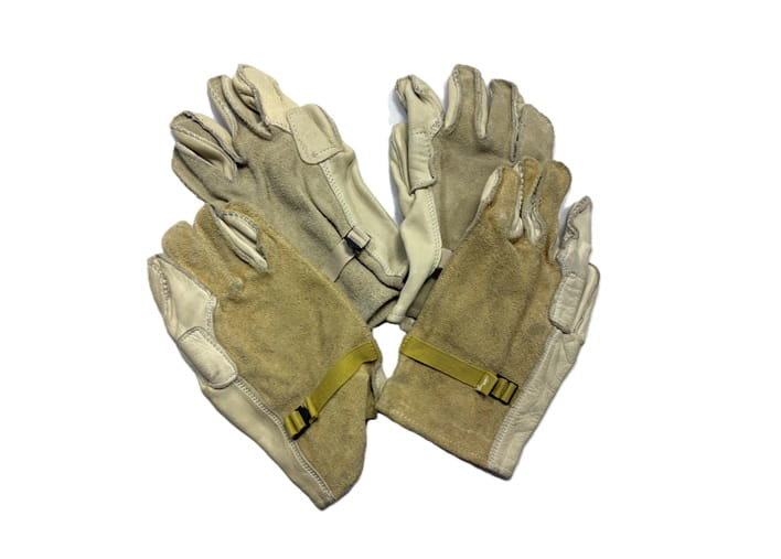 used d3 a leather rappelling work gloves clg4100 (1)