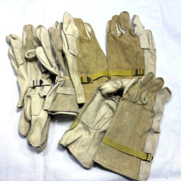 used d3 a leather rappelling work gloves clg4100 (2)