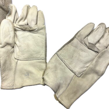 used d3 a leather rappelling work gloves clg4100 (5)