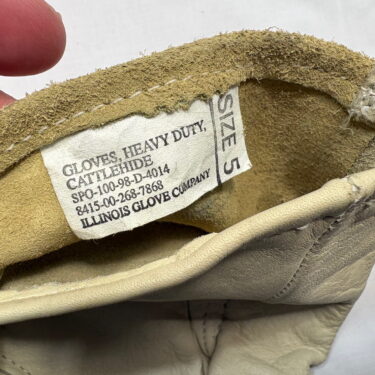 used d3 a leather rappelling work gloves clg4100 (6)