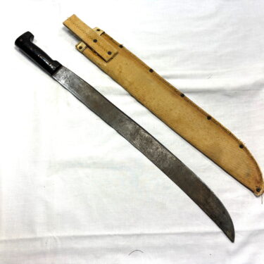 ww2 collins navy machete w sheath 1 only ony89 (2)