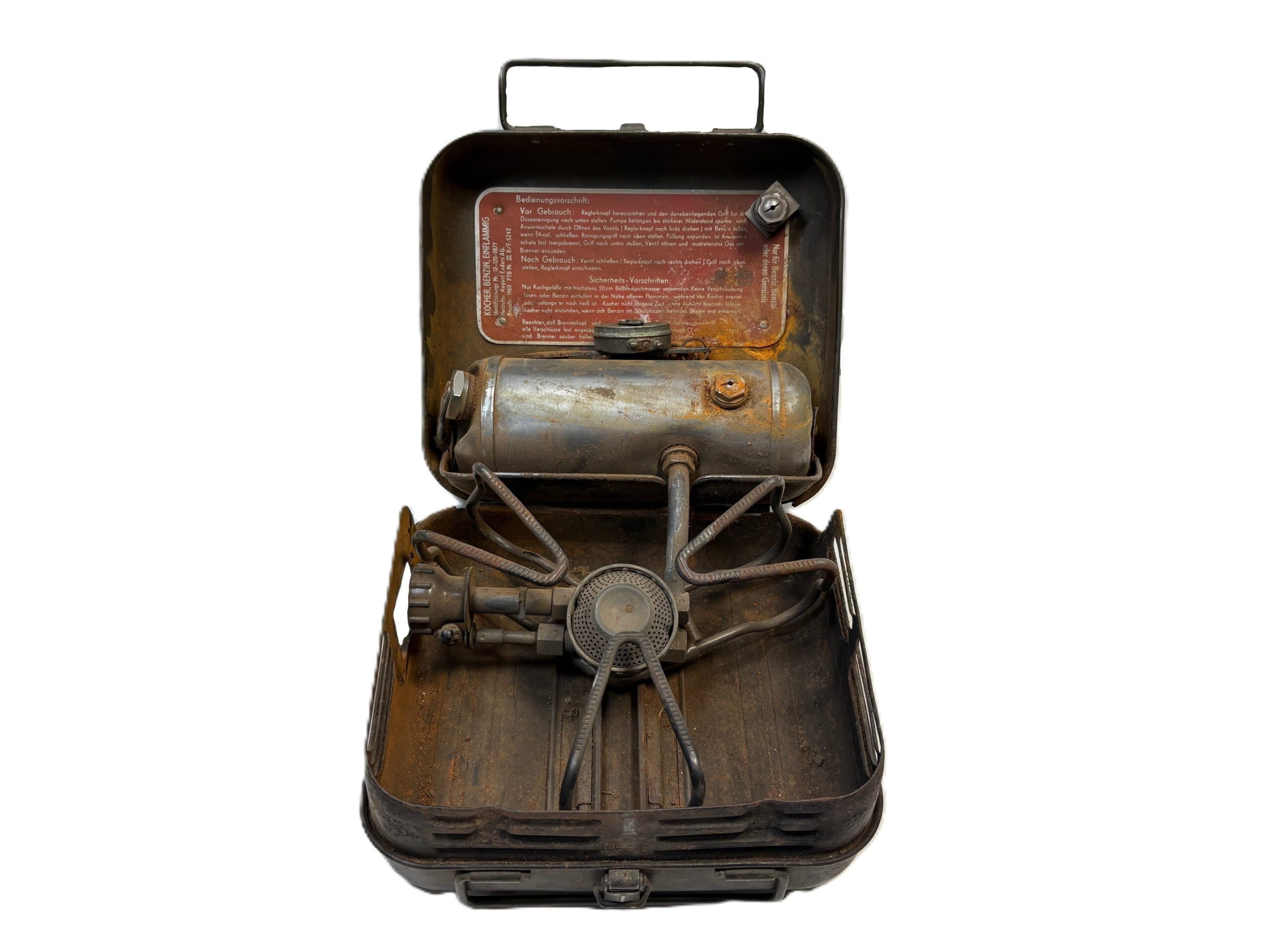 enders 9061 german military gas stove used 1 only ony95 (1)