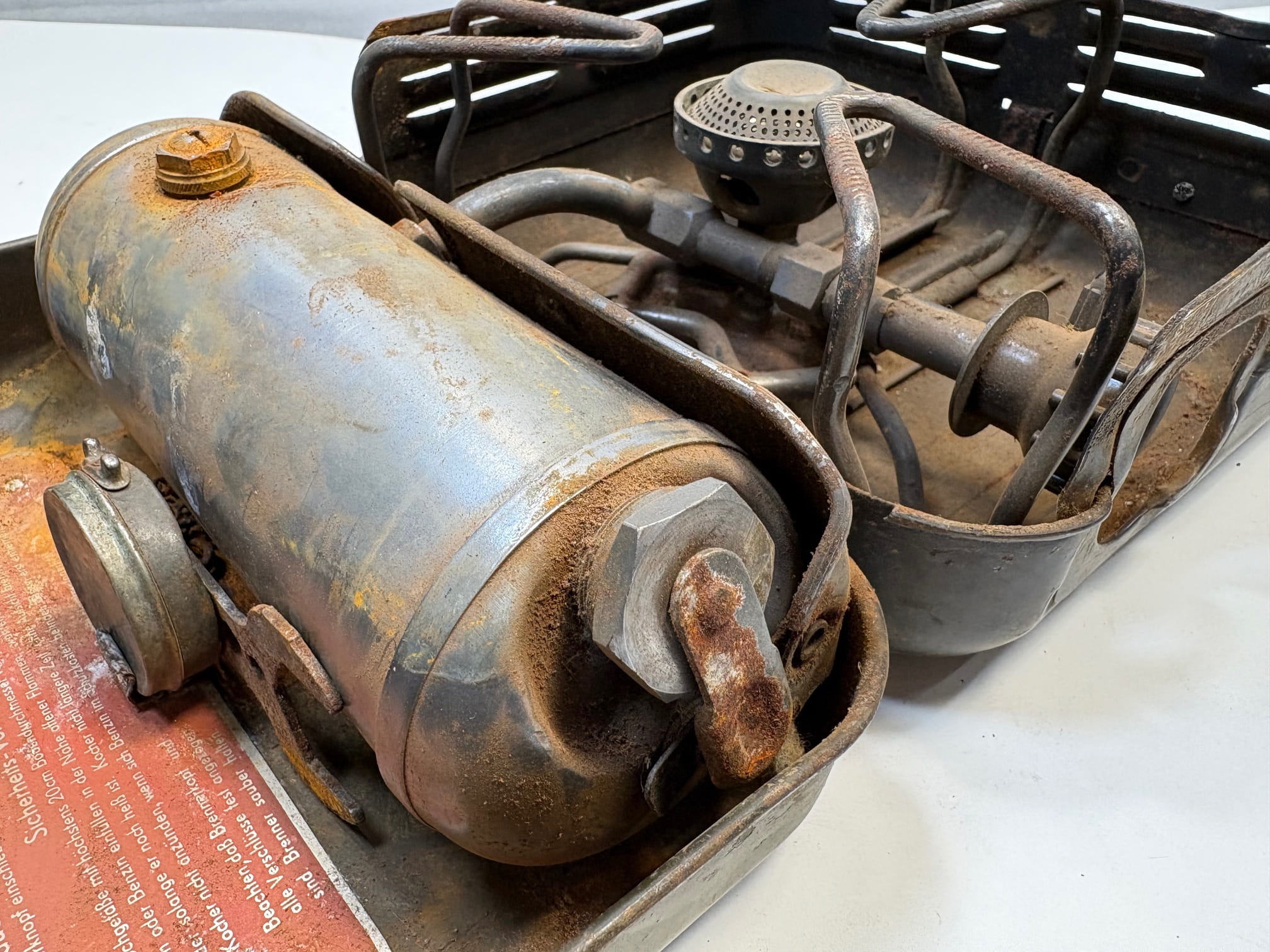 enders 9061 german military gas stove used 1 only ony95 (5)