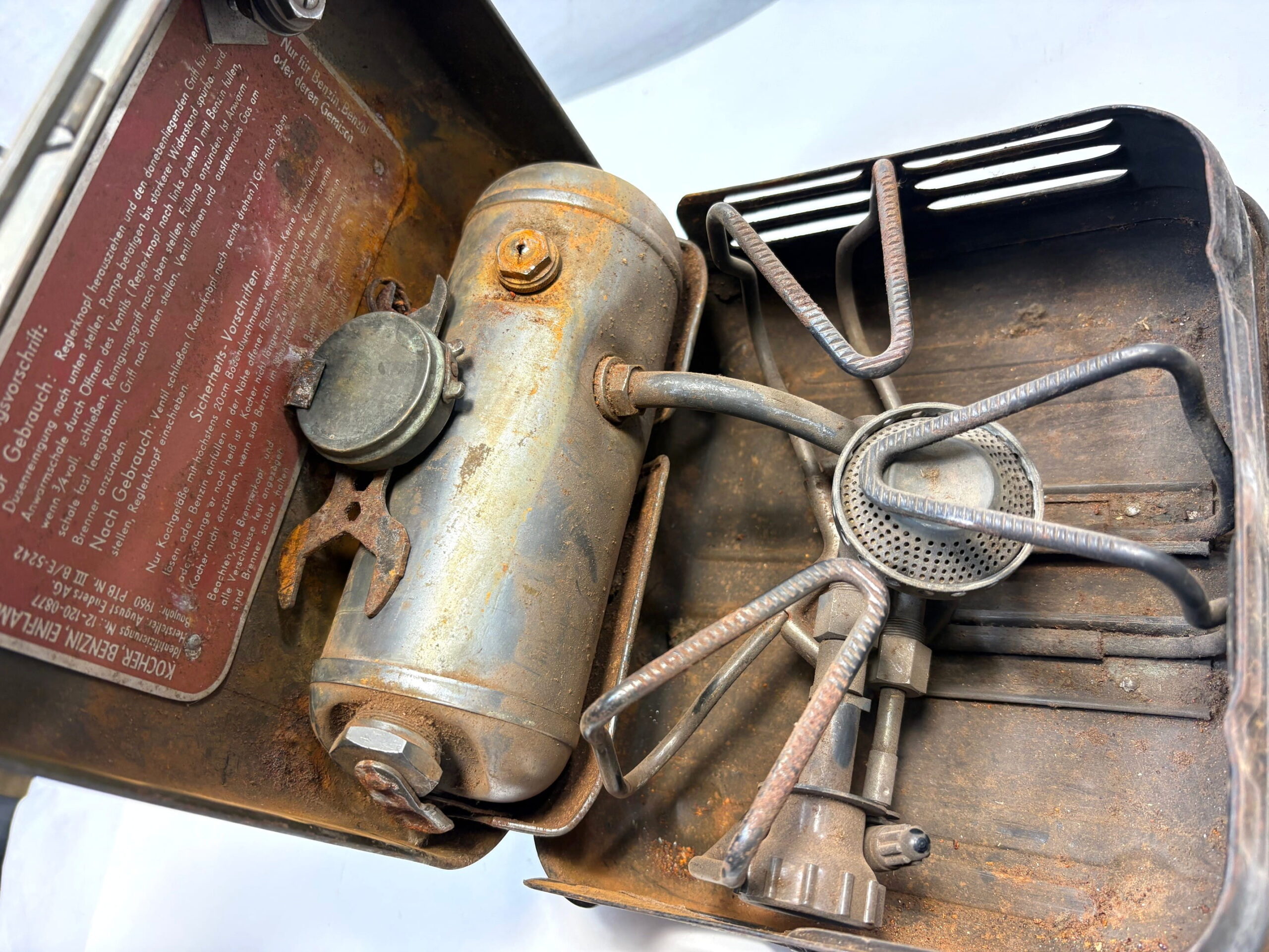 enders 9061 german military gas stove used 1 only ony95 (7)